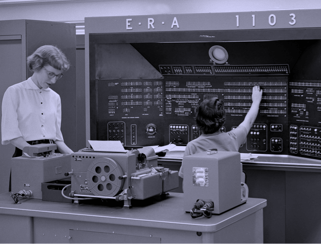 Imagen del Sistema computarizado de UNIVAC 